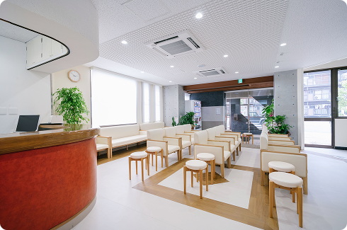 大分市あい整形外科待合室